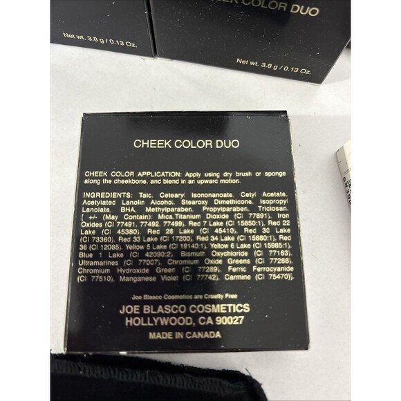 Joe Blasco Cosmetics Cheek Color Duo Magenta Fling New In Box Made In Canada - Picture 9 of 10